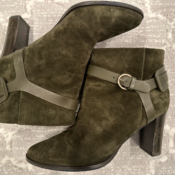 Jimmy Choo Hose 80 Army Green Size 39 1/2 - Picture 3 of 9